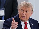 Americký prezident Donald Trump b�hem summitu G7 ve francouzském...