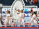 Zahajovací ceremoniál v Los Angeles p�ed zápasem domácích USA s Paraguayí. (13....