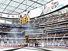 Zahajovací ceremoniál v Los Angeles p�ed zápasem domácích USA s Paraguayí. (13....