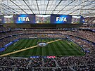 Zahajovací ceremoniál v Los Angeles p�ed zápasem domácích USA s Paraguayí. (13....