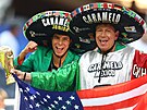 Zahajovací ceremoniál v Los Angeles p�ed zápasem domácích USA s Paraguayí....