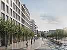 Vizualizace projektu Momentum Smíchov, v rámci n�j� postaví Penta Real Estate a...