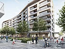 Vizualizace projektu Momentum Smíchov, v rámci n�j� postaví Penta Real Estate a...