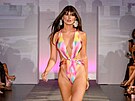 MIAMI BEACH, FLORIDA - MAY 29: Alaya Manzella walks during the Cupshe Villa -...