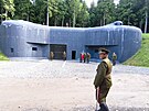 D�lost�elecká tvrz Bouda má vchodový srub K-S 22a v podob�, jakou m�l v roce...