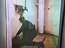 D�lost�elecká tvrz Bouda má vchodový srub K-S 22a v podob�, jakou m�l v roce...