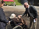 D�lost�elecká tvrz Bouda má vchodový srub K-S 22a v podob�, jakou m�l v roce...