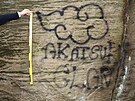 Nejen pískovcové bloky, neznámý vandal poni�il v �eském ráji i skály. Sprejem...