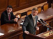 Mimo�ádná sch�ze Sn�movny k mo�nému st�etu zájm� premiéra Andreje Babi�e. Na...