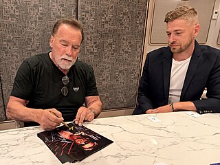Petr V�trovský se minulý týden potkal s Arnoldem Schwarzeneggerem.