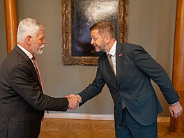 Prezident Petr Pavel p�ijal na Pra�ském hrad� �éfa STAN Víta Raku�ana. (18....