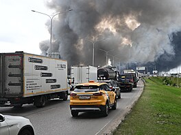 Moskva �elila nejv�t�ímu dronovému útoku za dva roky. (18. �ervna 2026)