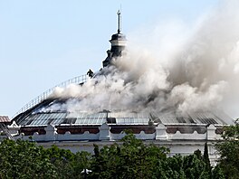 Ukrajinské drony zasáhly také budovu muzea v Sevastopolu na Ruskem anektovaném...