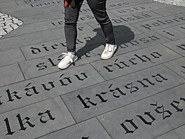 Nám�stí v Postoloprtech po rekonstrukci. (�erven 2026)