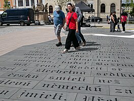 Nám�stí v Postoloprtech po rekonstrukci. (�erven 2026)
