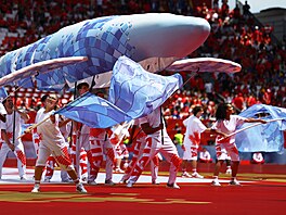 Zahajovací ceremoniál v Kanad�. Druhý hrací den. Kanada vstoupí do domácího...