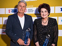 Jan �elezný a Helena Fibingerová vstoupili do Sín� slávy ostravské Zlaté tretry.
