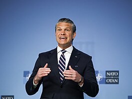 Americký ministr obrany Pete Hegseth (18. �ervence 2026)