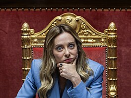 Italská premiérka Giorgia Meloniová (11. �ervna 2026)