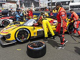 Tým Ferrari m�l velké ambice, pot�etí v �ad� se mu ale v Le Mans zvít�zit...