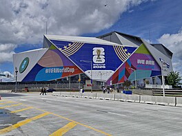 Stadion v Atlant�, kde �eská reprezentace vyzve jihoafrickou republiku.