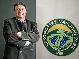 Petr Moravec p�ed zahájením tiskové konference k jmenování nového �editele...