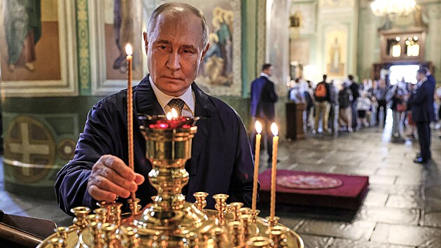 Rusk� prezident Vladimir Putin v Kaza�sk�m kremlu b�hem summitu skupiny ASEAN (17. �ervna 2026)