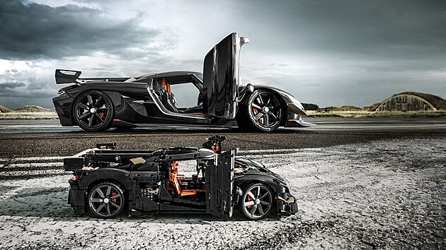 LEGO a Koenigsegg p�edstavuj� nov� model Sadair�s Spear