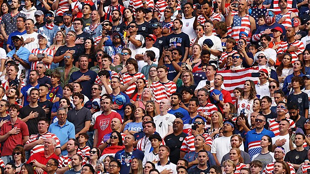 Zahajovac� ceremoni�l v Los Angeles p�ed z�pasem dom�c�ch USA s Paraguay�. (13. �ervna 2026)