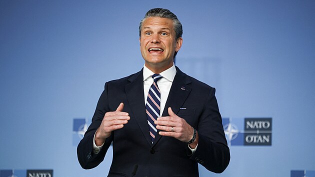 Americk� ministr obrany Pete Hegseth (18. �ervna 2026)