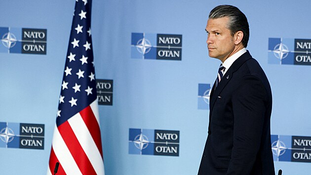 Americk� ministr obrany Pete Hegseth (18. �ervna 2026)