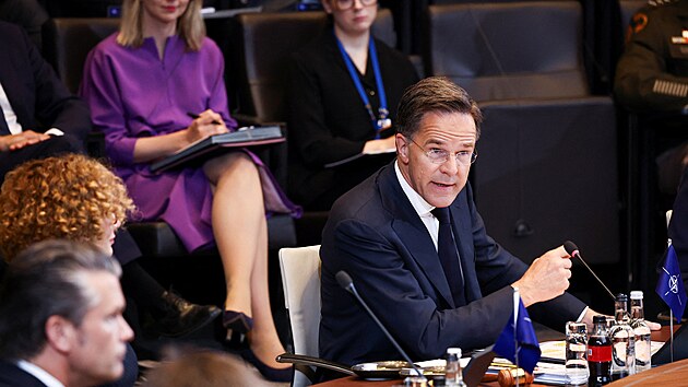 Gener�ln� tajemn�k NATO Mark Rutte (18. �ervna 2026)