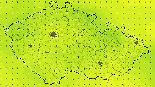 P�edpov�� rann�ch teplot v �ter� 16. �ervna 2026
