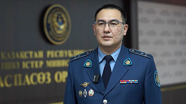 �andos Sujinbaj. Vedouc� odboru pro pot�r�n� kybernetick� zlo�innosti kazachst�nsk�ho ministerstva vnitra.