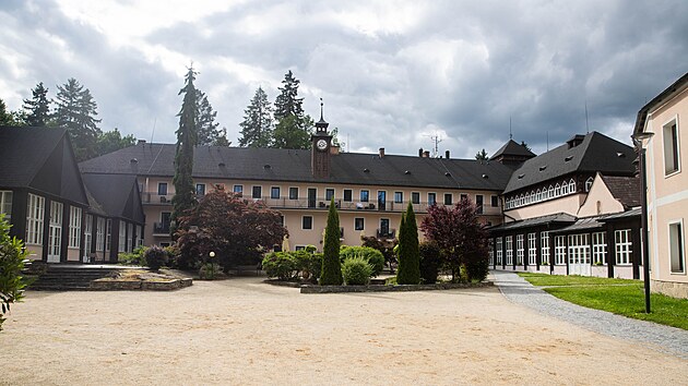 Vesnic� Olomouck�ho kraje roku 2026 jsou Velk� Losiny. Na sn�mku m�stn� l�zn� (15. �ervna 2026)