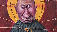 Ukázka z tvorby ruského karikaturisty Semjona Skrepeckého