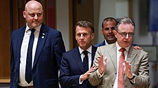 Jednání unijních lídr� v Bruselu, na snímku loty�ský premiér Andris Kulbergs,...