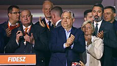 Bývalý ma�arský premiér Viktor Orbán na sjezdu své strany Fidesz (13. �ervna...
