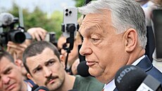 Bývalý ma�arský premiér Viktor Orbán na sjezdu své strany Fidesz (13. �ervna...