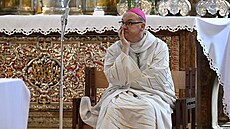 V bazilice minor Nav�tívení Panny Marie na Svatém Kope�ku u Olomouce se...