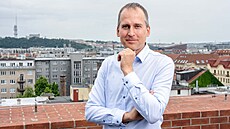 Starosta m�stské �ásti Praha 7 a zakladatel sdru�ení Praha sob� Jan �i�inský...
