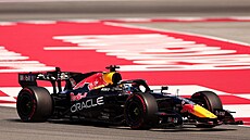 Max Verstappen v kvalifikaci na Velkou cenu �pan�lska.