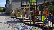 Centrum um�ní Izoljacija v ukrajinském Don�cku (28. �ervence 2012)