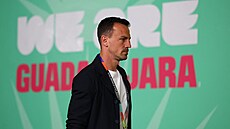 �eský zálo�ník Vladimír Darida p�ed utkáním s Koreou.
