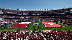 Pohled na stadion v San Franciscu, kde hraje Katar se �výcarskem na mistrovství...