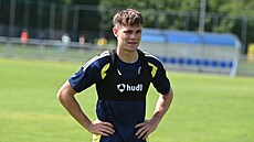 Zlín�tí fotbalisté za�ali letní p�ípravu se dv�ma posilami. Na snímku slovenský...