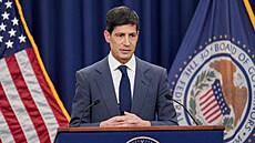 Nový p�edseda Federálního rezervního systému USA Kevin Warsh po�ádá tiskovou...