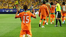 Amad Diallo se postaral o jediný gól v zápase Pob�e�í slonoviny s Ekvádorem.