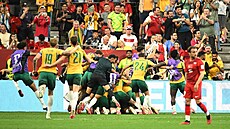 Austrálie se v prvním zápase na MS ve fotbale prsadila proti Turecku hned...