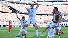 Irák srovnal proti Norsku na 1:1, gól vst�elil Ajmán Husajn.